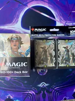 Ultra Pro MTG Tarkir Dragonstorm Temur Roar Deck Box & Sleeves New Sealed - Image 1