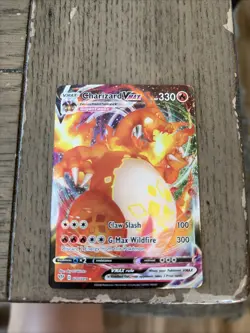 Pokemon TCG Charizard VMAX Darkness Ablaze Holo Ultra Rare Card 020/189 - Image 1