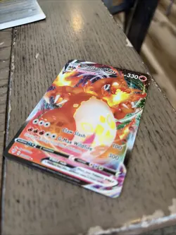 Pokemon TCG Charizard VMAX Darkness Ablaze Holo Ultra Rare Card 020/189 - Image 3
