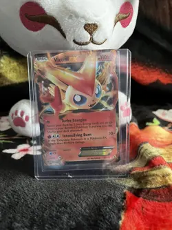Pokemon TCG Victini EX Legendary Treasures 24/113 Holo Holo Rare EX - Image 1