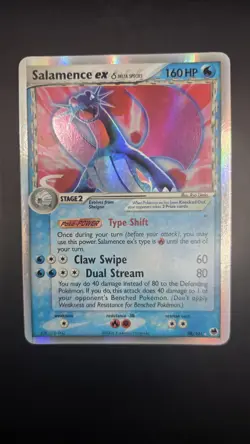 Salamence ex 98/101 — Light Play — Dragon Frontiers — Delta Species Pokemon Card - Image 2