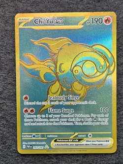 Chi-Yu EX 241/091 Hyper Rare Pokemon SV Paldean Fates - Image 1