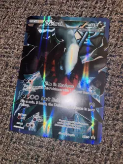 2013 POKEMON jumbo BLACK STAR PROMO DARKRAI #BW73 FULL ART - Image 1