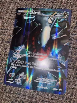 2013 POKEMON jumbo BLACK STAR PROMO DARKRAI #BW73 FULL ART - Image 2