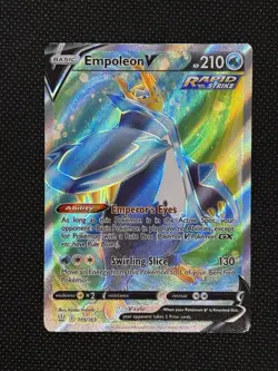 Pokemon TCG EMPOLEON V Full Art Ultra Rare 145/163 Battle Styles - Image 1