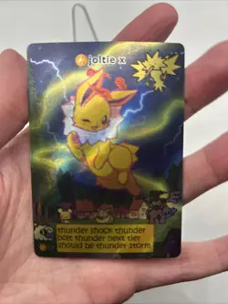 Pokiebubies 1st Edition Fan Art Chef Ken Lee Joltie X #145 Jolteon Holo Pokemon - Image 3