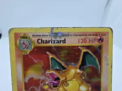 Charizard Base Set Shadowless Holo 4/102 Rare 1999 Pokemon TCG HP DMG - Image 2