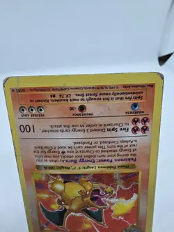 Charizard Base Set Shadowless Holo 4/102 Rare 1999 Pokemon TCG HP DMG - Image 5
