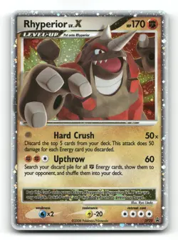 Rhyperior LV.X DP29 - DP Black Star Promos - Pokemon Card NM/M - Image 1