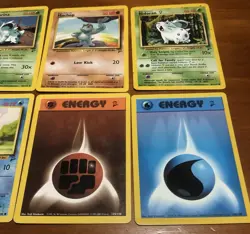 Pokemon 8 Card Lot Base Set 2 - Image 5
