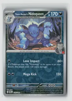 TEAM ROCKET'S NIDOQUEEN 116/182 DESTINED RIVALS REVERSE HOLO POKEMON TCG NM - Image 1