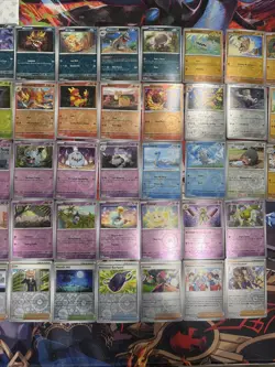 Pokemon Lot 48x Reverse Holo Cards Near Complete Paldean Fates Master Set - Image 3