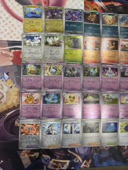 Pokemon Lot 48x Reverse Holo Cards Near Complete Paldean Fates Master Set - Image 5