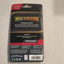 Pokemon TCG Mega Evolution Pack Tyranitar Pupitar Larvitar Promo Coin Booster - Image 2