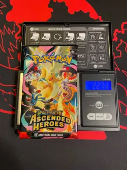 VERY HEAVY! GOD PACKUUU 22.71g Ascended Heroes Pokemon TCG Booster (SEALED) - Image 1