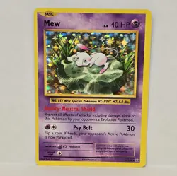 2016 Pokemon XY Evolutions 53/108 Mew Holo Rare NM+ - Image 1