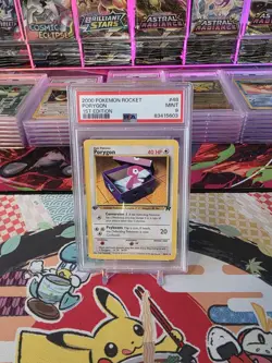 2000 POKEMON ROCKET 1ST EDITION #48 PORYGON MINT PSA 9 - Image 3