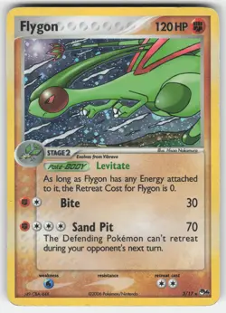 Flygon 3/17 Rare POP Series 4 Pokemon Holo HP - Image 1