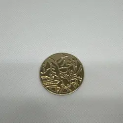 Pokemon TCG Collectible Coin - ZACIAN Metal Gold Coin Ultra Premium Collection - Image 1