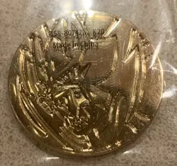 Zamazenta Gold Metal Collectible Coin Pokemon TCG - Image 2