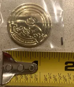 Zamazenta Gold Metal Collectible Coin Pokemon TCG - Image 3