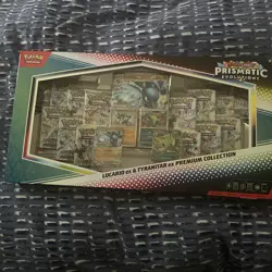 Lucario Ex Prismatic Evolutions Premium Collection Sealed Pokemon TCG - read - Image 2