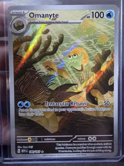 Pokemon TCG MEW EN: Omanyte 180/165, Tangela 178/165, Mr. Mime 179/165 Holo Lot - Image 1