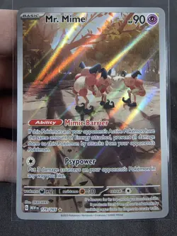 Pokemon TCG MEW EN: Omanyte 180/165, Tangela 178/165, Mr. Mime 179/165 Holo Lot - Image 3