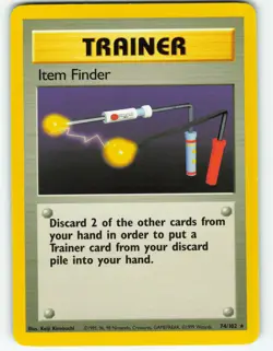 Item Finder - 74/102 Base Set - Pokemon TCG - 1999 - Image 1