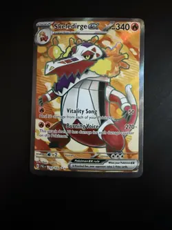Pokemon TCG Skeledirge ex 233/193 Paldea Evolved Ultra Rare Full Art Holo - Image 1