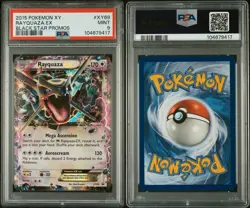 2015 POKEMON BLACK STAR PROMO RAYQUAZA #XY69 PSA 9 MINT pop 159 - Image 2