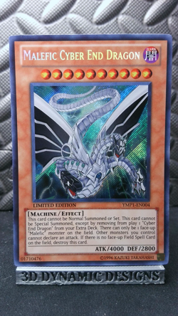 | Yugioh Malefic Cyber End Dragon YMP1-EN004 Secret Bonds Beyond Time NM- 🔥 | - Image 1