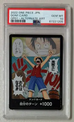 PSA 10 One Piece : Romance Dawn - Don!! Japanese - Image 1