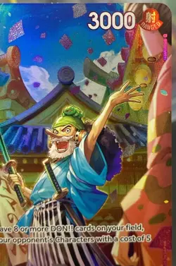 One Piece CCG - Uso-Hachi (SP) ST18-001 - Royal Blood (OP-10) - Rare Holo Mint+ - Image 4