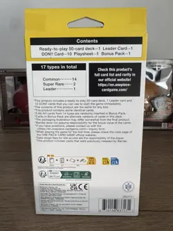 One Piece TCG English Starter Deck 29: Egghead (ST29) Open Box No Bonus Pack! - Image 2