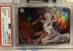 Nikke Weiss Schwarz Bunny X 777 RRR+ PSA 10 - Image 1