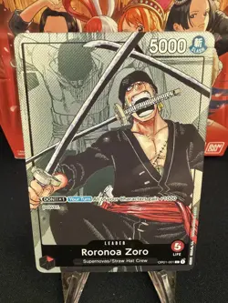 Roronoa Zoro - OP01-001 (Alternate Art) OP01-001 One Piece Promotion Cards Foil - Image 1