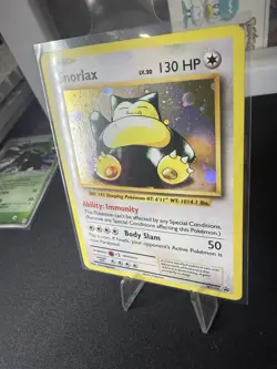 Pokemon TCG Cards Snorlax XY179 Black Star Promo Holo LP - Image 3