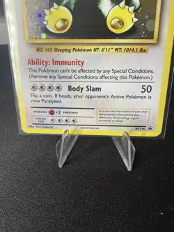 Pokemon TCG Cards Snorlax XY179 Black Star Promo Holo LP - Image 4