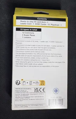 One Piece Card Game English Starter Deck 9 ST-09 Yamato - Sealed - Image 3