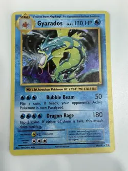 Pokemon Gyarados Holo Rare TCG Card 34/108 Evolutions Mint Condition Near Mint - Image 1