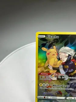 Pokemon TCG - Pikachu TG05/TG30 Lost Origin - Full Art Ultra Rare Holo Card - NM - Image 2
