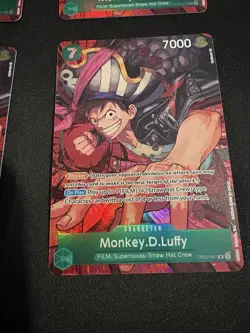 One Piece TCG Paramount War Monkey.D.Luffy OP02-041 R Alternate Art Card NM - Image 2