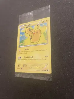 Pokemon Card - Pikachu XY 42/146 - Holo - Movie Promo - Factory Sealed - Image 3
