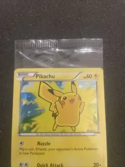 Pokemon Card - Pikachu XY 42/146 - Holo - Movie Promo - Factory Sealed - Image 4