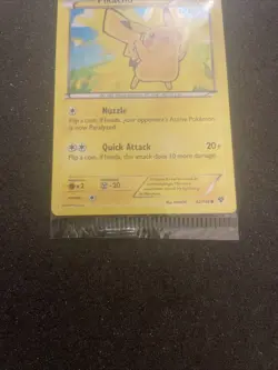 Pokemon Card - Pikachu XY 42/146 - Holo - Movie Promo - Factory Sealed - Image 5