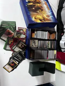 UNSORTED Bulk -Assorted Bulk Common/Uncommon/Rare MTG Cards! With Case - Image 1