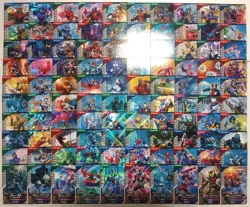 Lot of 100 Japanese Kamen Rider Battle: GANBA LEGENDS Normal & Rare Card Set - Image 1