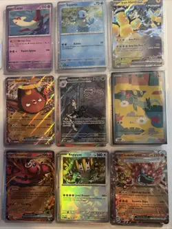 Pokemon TCG Card Binder Collection Sheets Of Mixed Card Lot - Image 2
