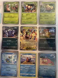 Pokemon TCG Card Binder Collection Sheets Of Mixed Card Lot - Image 4